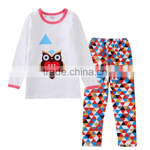 S16063A Wholesale Cotton Children Pajamas Set Two Pieces Sleepwear photo-3