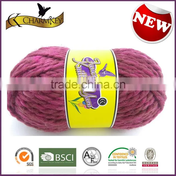 Charmkey Fancy Yarn for Knitting Scarf 100 PTT Mixed Color Knitting Yarn photo-4
