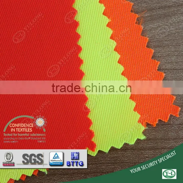 Wholesale EN20471 High Vis Fluorescent Fabric for Reflective Vest photo-3