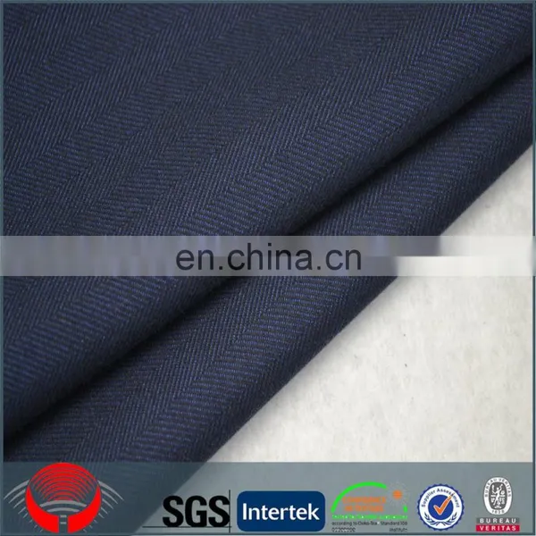80% Polyester 20% Rayon Woven Herringbone Pattern TR Men's Suiting Fabric photo-4