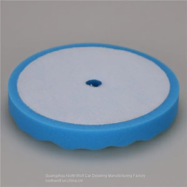 Car Care Cleaning Sponge Flat Foam Pad Wave for Finishing photo-2