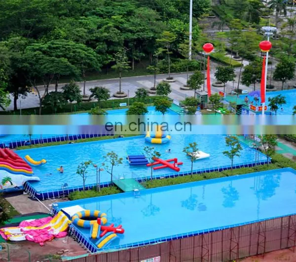 Water Park Metal Frame Blue Ocean Bracket Swimming Water Pool For Kids And Adult photo-5