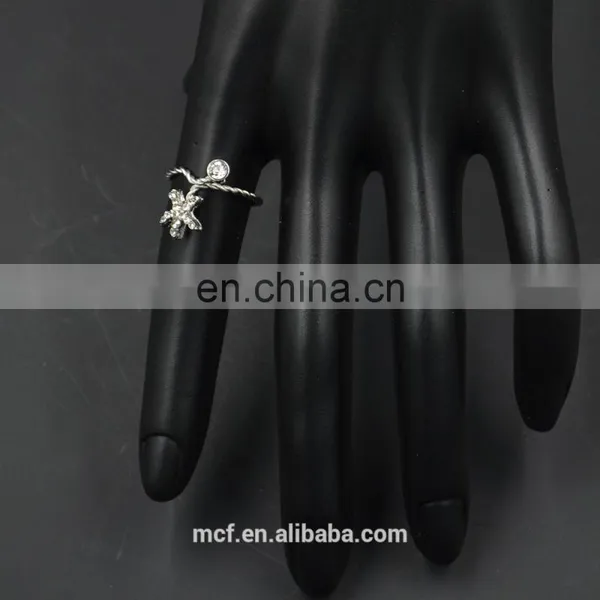 MCR-0064 Wholesale Latest Magic Silver Star Diamond Ring photo-4