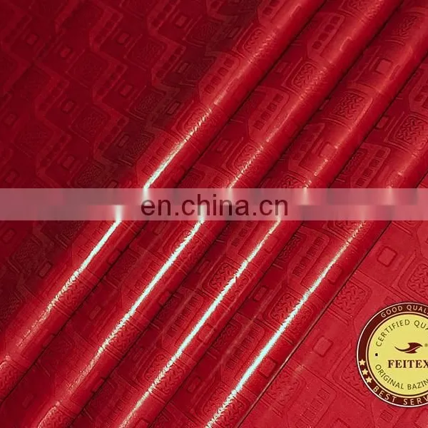 African Bazin Riche Fabric For Ladies Royal Blue Color Wholesale African Clothing Fabrics in 2017 New Design photo-2