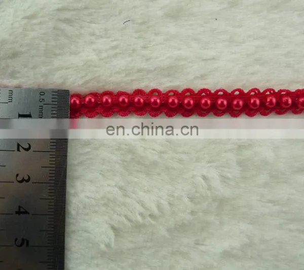 2015 New Arrival Fashion Red Bridal Beaded Trimming for Wedding photo-2