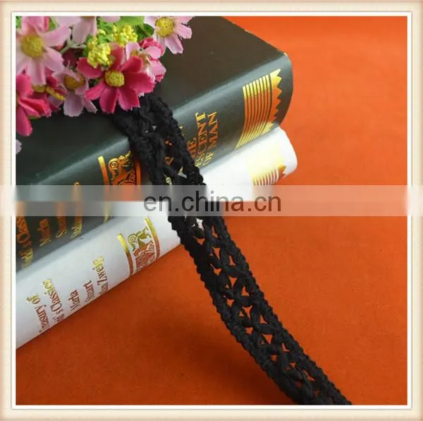 High Quality Geometric Cotton Crochet Lace Trim for Dress/apprael