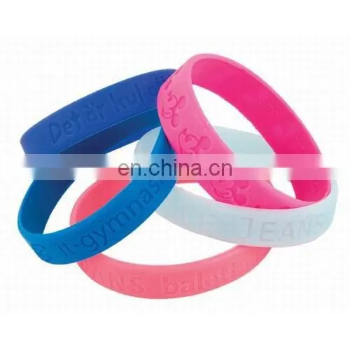 Promotional Cheap Silicone Embossed Custom Bracelet photo-4