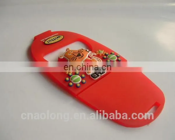 Embossed Custom Brand Logo Soft Pvc,rubber Mobile Phone Stand Holder