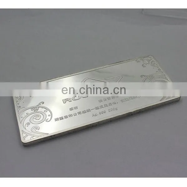 Custom Silver Bullion Bars 1 oz photo-4