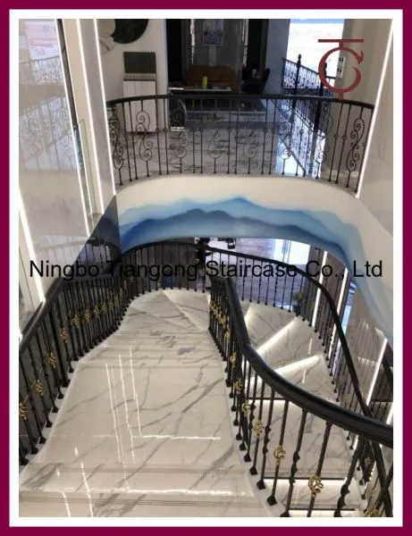 Cast Iron Stair Balustrade With Basket photo-3