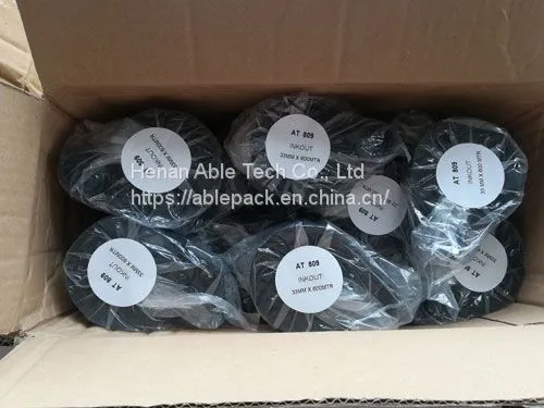 Black TTO Ribbon 33x600m Ink Out for Smart Date Machine to Print Expiry Date photo-4