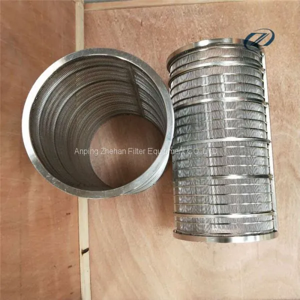 Stainless SS Filter Steel Wedge Johnson Wire Screen , Deep Well Water Pipes photo-4