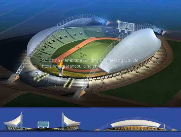 Stadium Architecture Tensile Membrane Roof photo-5