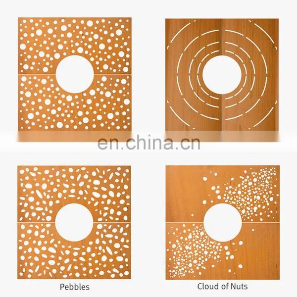Corten Steel Tree Grate Corten Steel Tree Grille photo-7