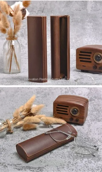 Vintage, Artistic, Simple Eyewear Case; Crush-resistant, Handmade Sunglasses Case photo-4