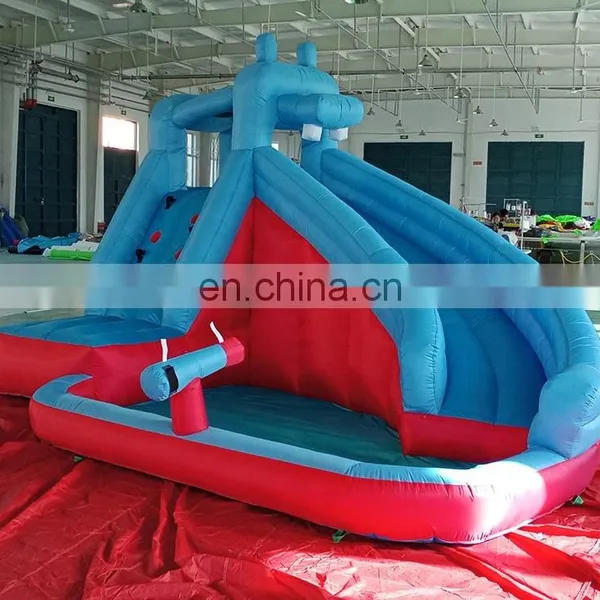 Backyard Inflatable Water Slide Oxford Kids Bouncy Castle With Pool photo-3