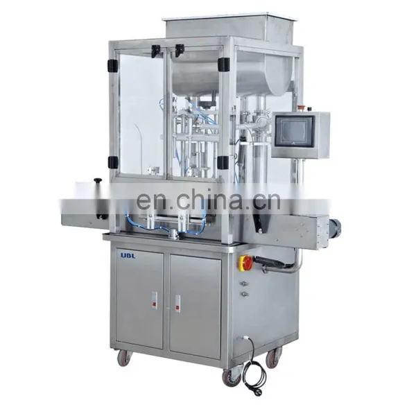 Factory Direct Paste Liquid Filling Sealing Capping Labeling Machine Production Line photo-2
