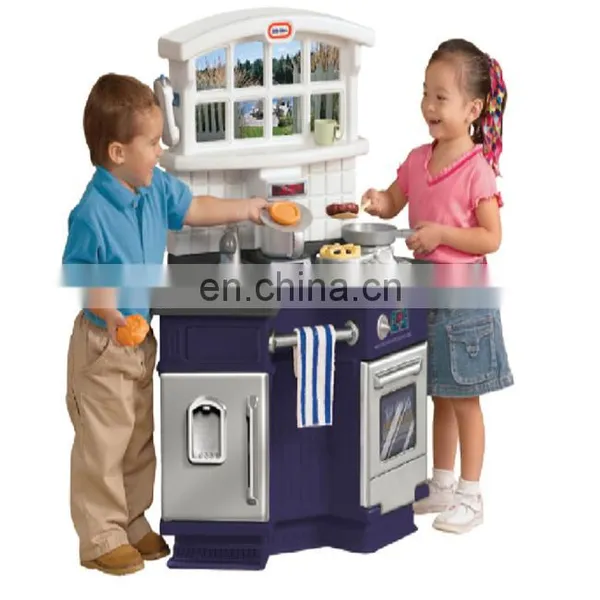 Pretend Supermarket Home Educational Plastic Kids Kitchen Sets Play Toy for 2 Kids