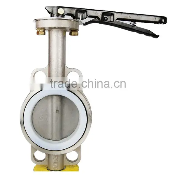 2016 DN200 Stainless Steel Online Shopping Wafer Butterfly Valve With Pin photo-2