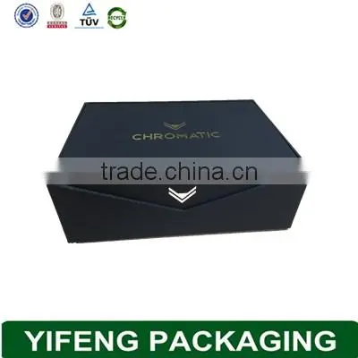 Luxury Custom Black Cardboard Sunglasses Packaging Box photo-2