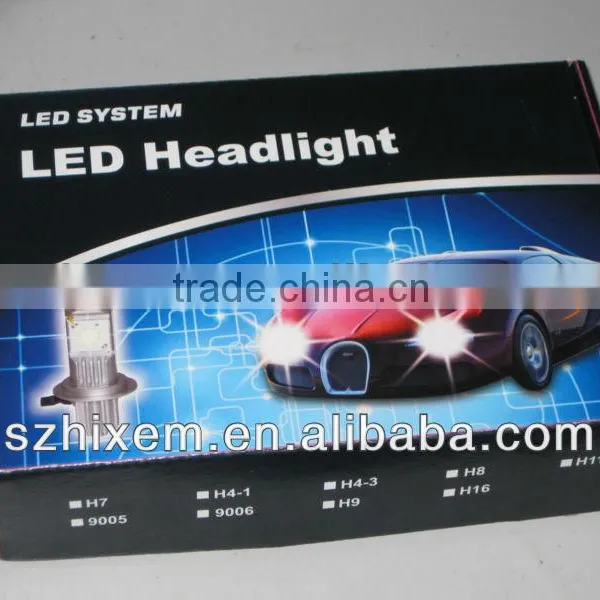 High Power 50w Car LED Headlight H4 H/l Bixenon Moving Xenon Low Beam