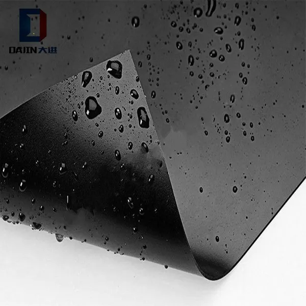 Factory Price HDPE Impermeable Film High Density Polyethylene 0.5mm 3.0mm Geomembrane for Pond Liner photo-2