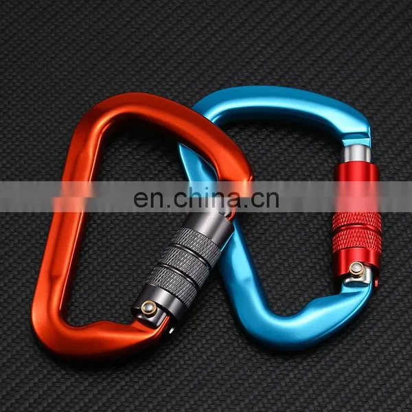 JRSGS High Quality Wholesale Carabiner Clips 30kN Climbing Carabiner Snap Hook Aluminum Carabiner Hooks S7112 photo-5
