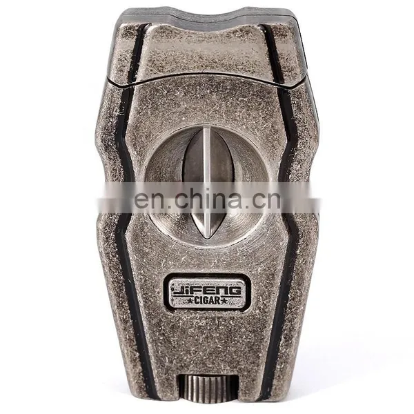 7.2*4*1.2cm Blades Zinc Alloy Classic V Cigar Cutter photo-5