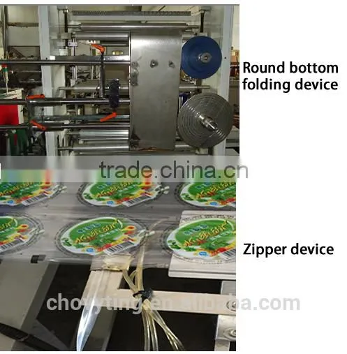 Chovyting Automatic Plastic Ziploc Stand up Paper Bag Making Machine photo-5