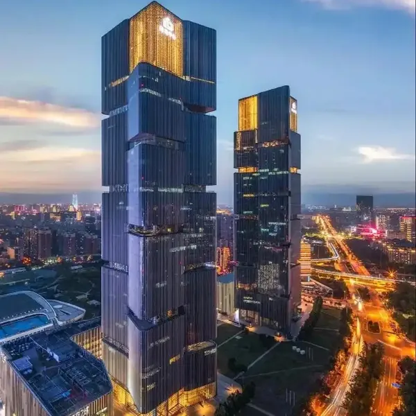 Glass Curtain Wall Aluminum Profiles, Building Curtain Wall Aluminum Profiles photo-5