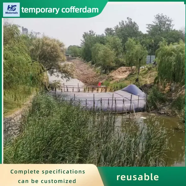 Anti Aging PVC Water Cofferdam Portable Temporary Dam For Outdoor Emergency Flood Prevention photo-4