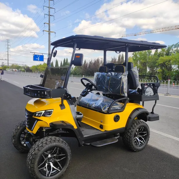 New Color Customizable Electric Scenic Sightseeing Cars and Golf Carts From Oulilang, Factory Direct Sales for Export and Foreign Trade photo-4