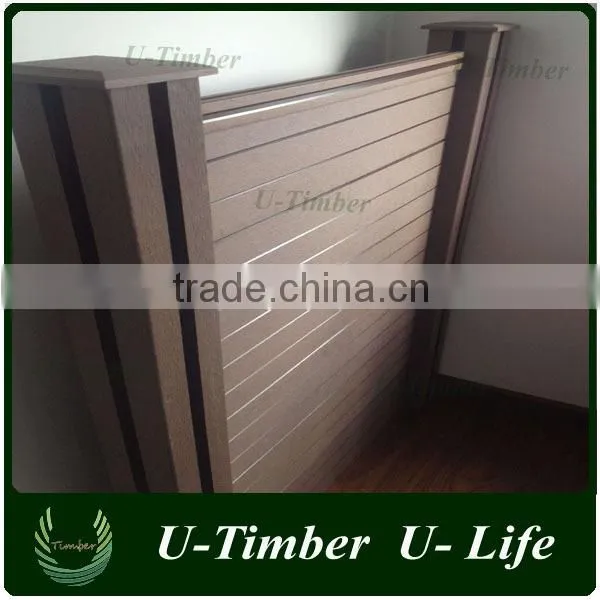 Waterproof ANTI-UV Outdoor Wood Plastic Fencing Wall Panel photo-5