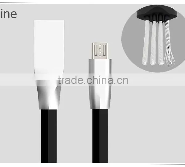 Colored Micro USB Android Steel Data Cable for MOTO G/X/E photo-5