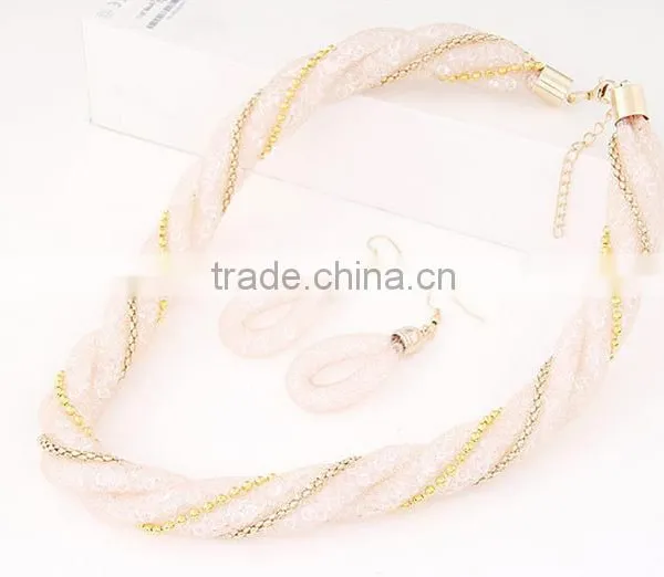 Cheap Wholesale Fashion Bridal Charming Crystal Jewelry Set photo-5