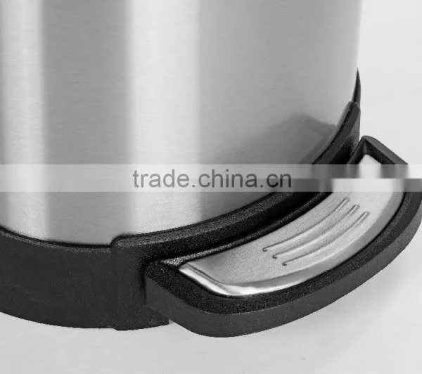 40L / 10L Stainless Steel Pedal Bin Garbage Bin Step Bin Trash Can photo-2