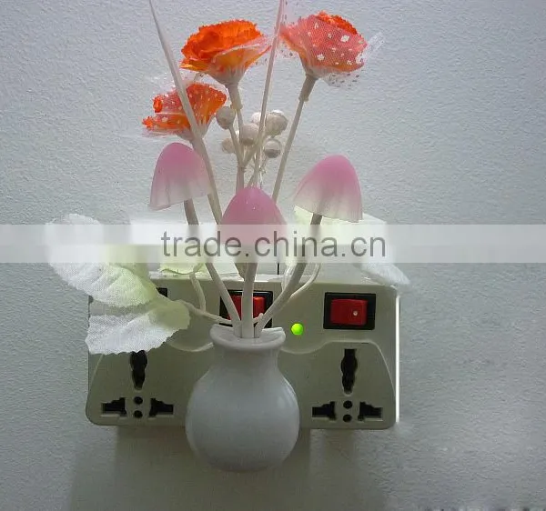 Flower Night Light Lamp,LED Color Light ,wall Lamp,electricity Saving Lamp photo-2