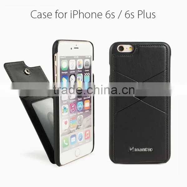 New Arrival Leather Case for Iphone 6s Slim Leather Mobile Phone Back Cover photo-2