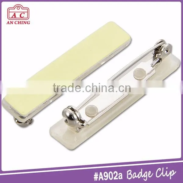 Best Selling Name Metal Pin Plastic Bar Safety Pin Badge photo-2