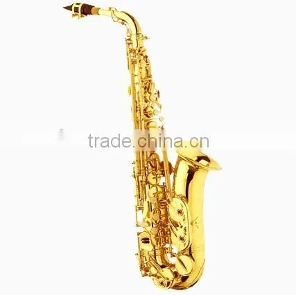 Stock Product Chinese Cheap Gold Lacquer Alto Sax Alto Saxophone With Case photo-2