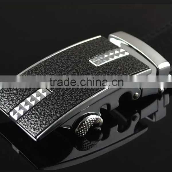 Men's Genuine Leather Belt With Auto Lock Buckle photo-4
