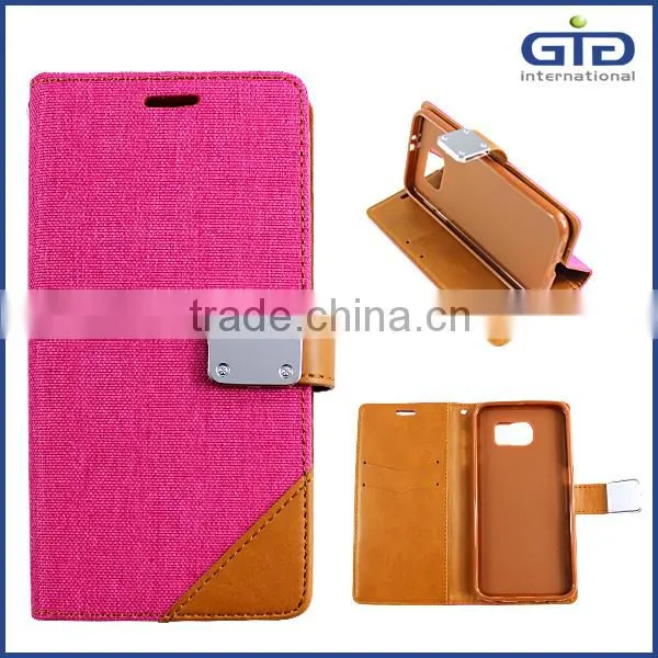 [GGIT] New Design Jeans Series Style for Samsung S6 PU+TPU Case photo-2