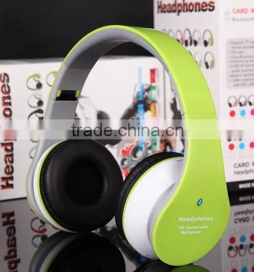 Colorful Wireless Sport Headphones With FM Radio and Built-in Mp3 Player