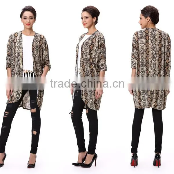 2016 New Fashion Women Casual Batwing Long Sleeve Tops in China photo-4