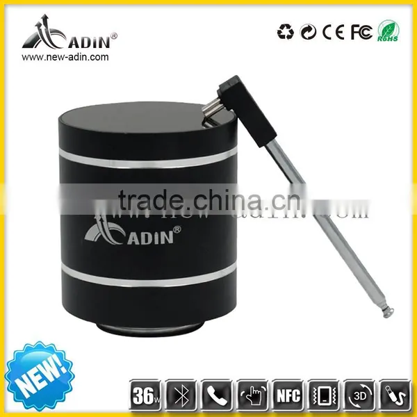 Mini Aluminum Alloy Vibration Speaker With Bluetooth CSR 4.0 and SD Card and FM Radio photo-4