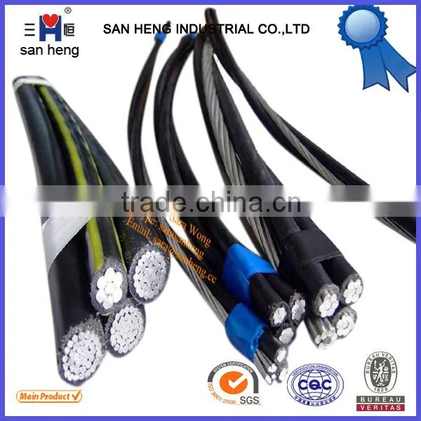 Aluminum Conductor 4 Core Power Cable 35mm ABC Aerial Bundle Cable for Street Lighting photo-4