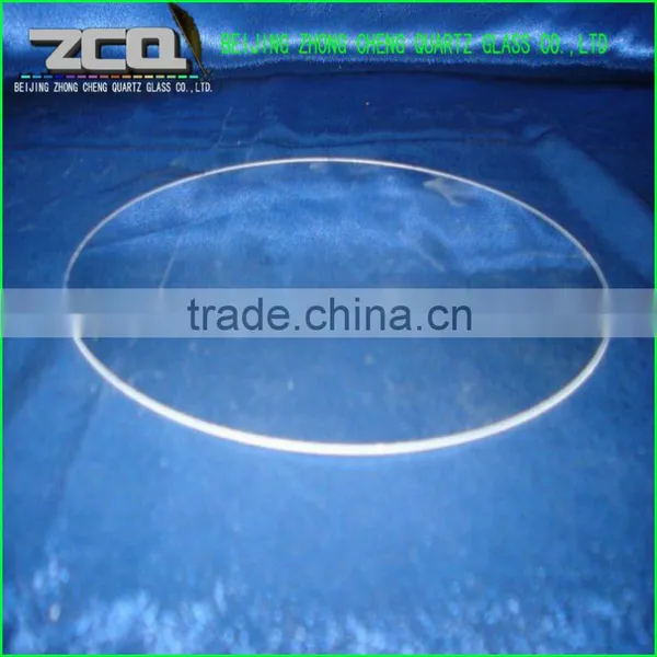 Best Selling Clear Large Quartz Glass Round Sheet Thin Fused Silica Discs photo-6