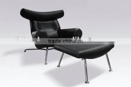 Hans J. Wegner Famous Design ox Chair With Ottoman