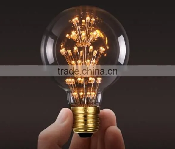 Antique Retro Vintage LED Edison Light Bulb E27 220V 3W Incandescent Light Bulbs photo-5