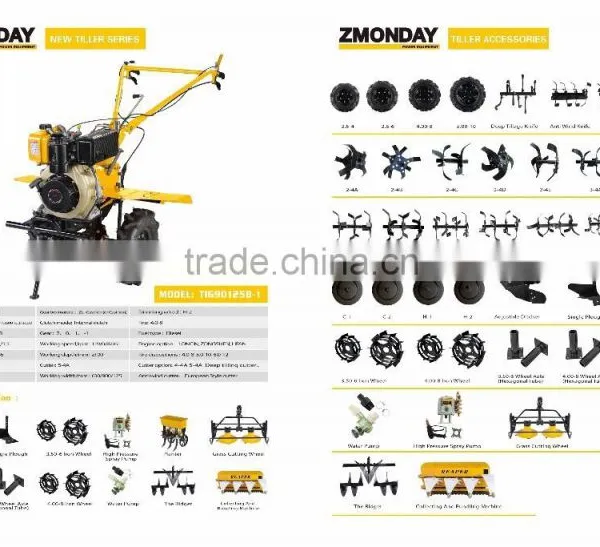 Manual Rotary Tiller 9HP With Zongshen Engine photo-2
